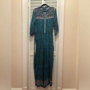 Absolutely beautiful Hemant&Nandita blue jumpsuit with beaded embellishment